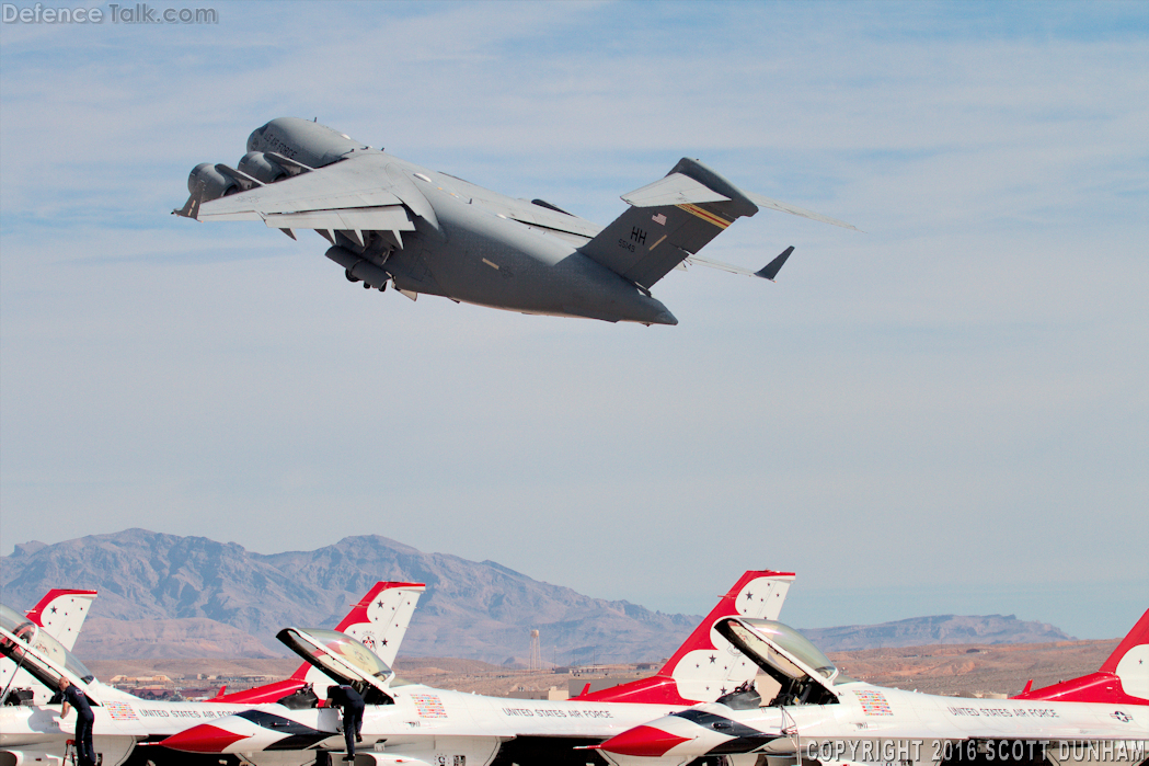 USAF C-17 Globemaster III Heavy Transport Aircraft