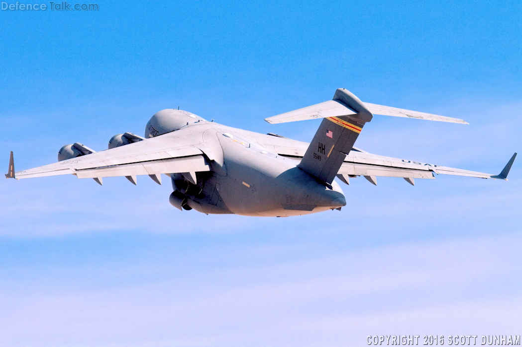 USAF C-17 Globemaster III Heavy Transport Aircraft