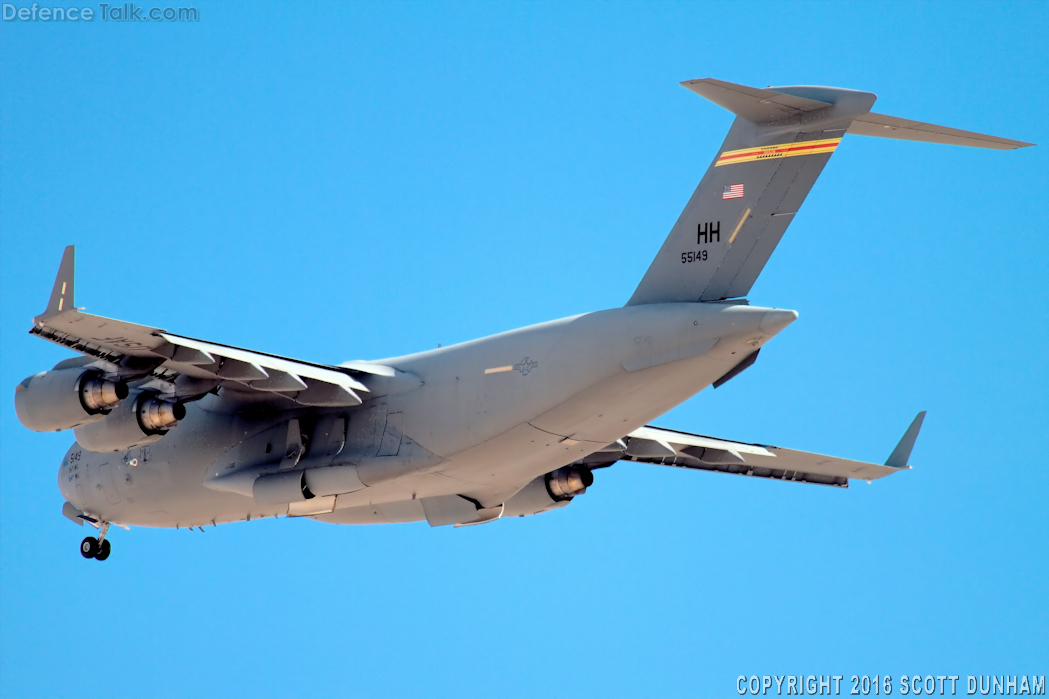 USAF C-17 Globemaster III Heavy Transport Aircraft