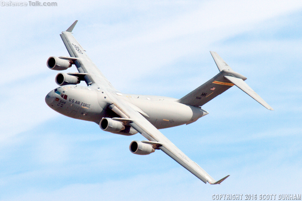 USAF C-17 Globemaster III Heavy Transport Aircraft