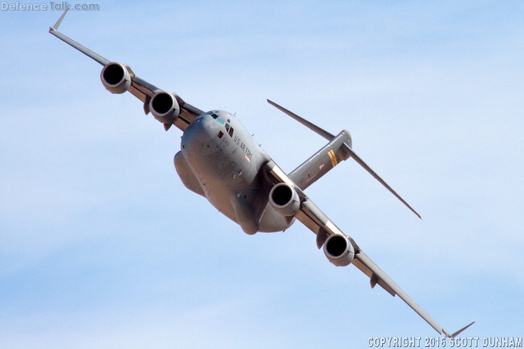 USAF C-17 Globemaster III Heavy Transport Aircraft