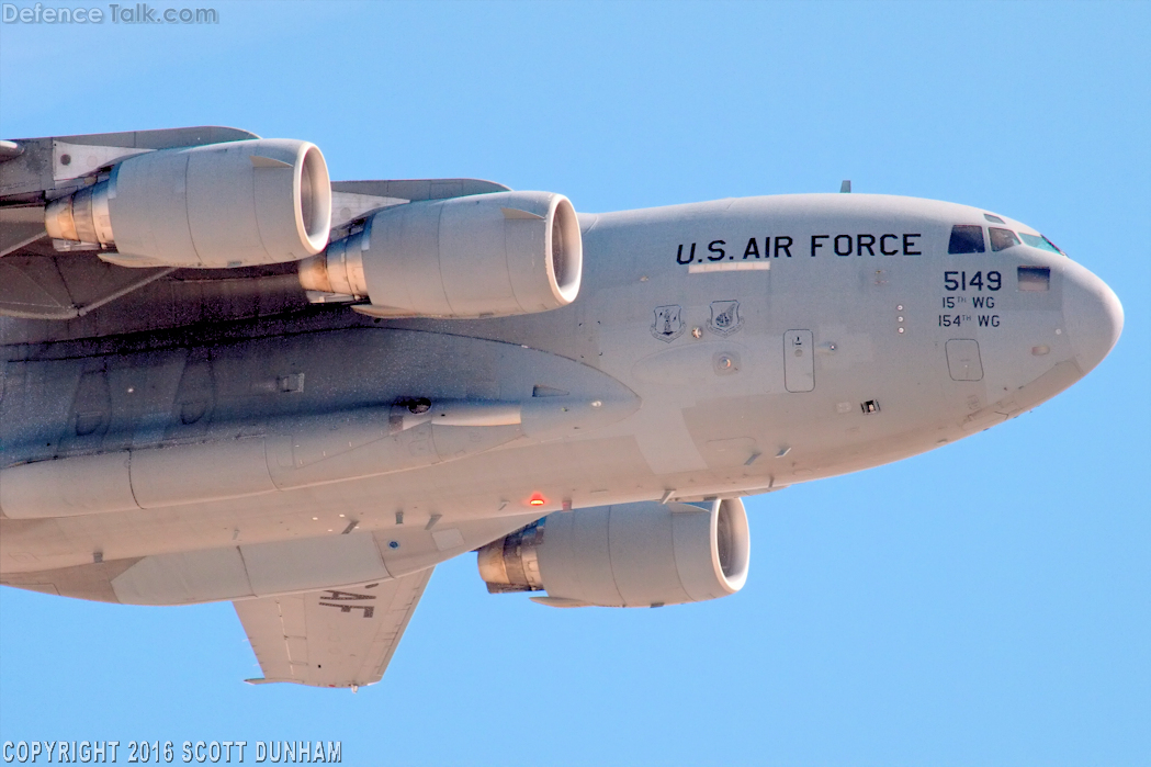 USAF C-17 Globemaster III Heavy Transport Aircraft