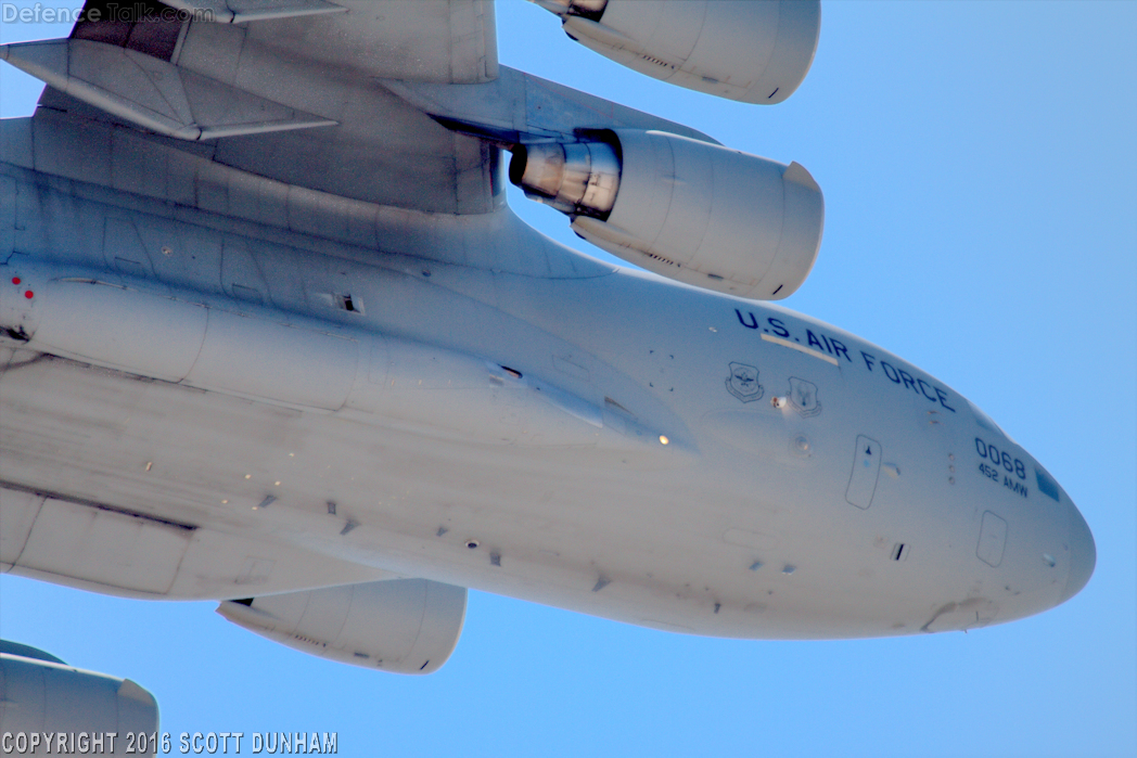 USAF C-17 Globemaster III Heavy Transport Aircraft