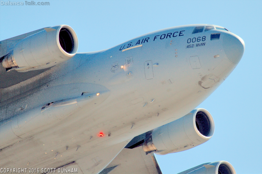 USAF C-17 Globemaster III Heavy Transport Aircraft