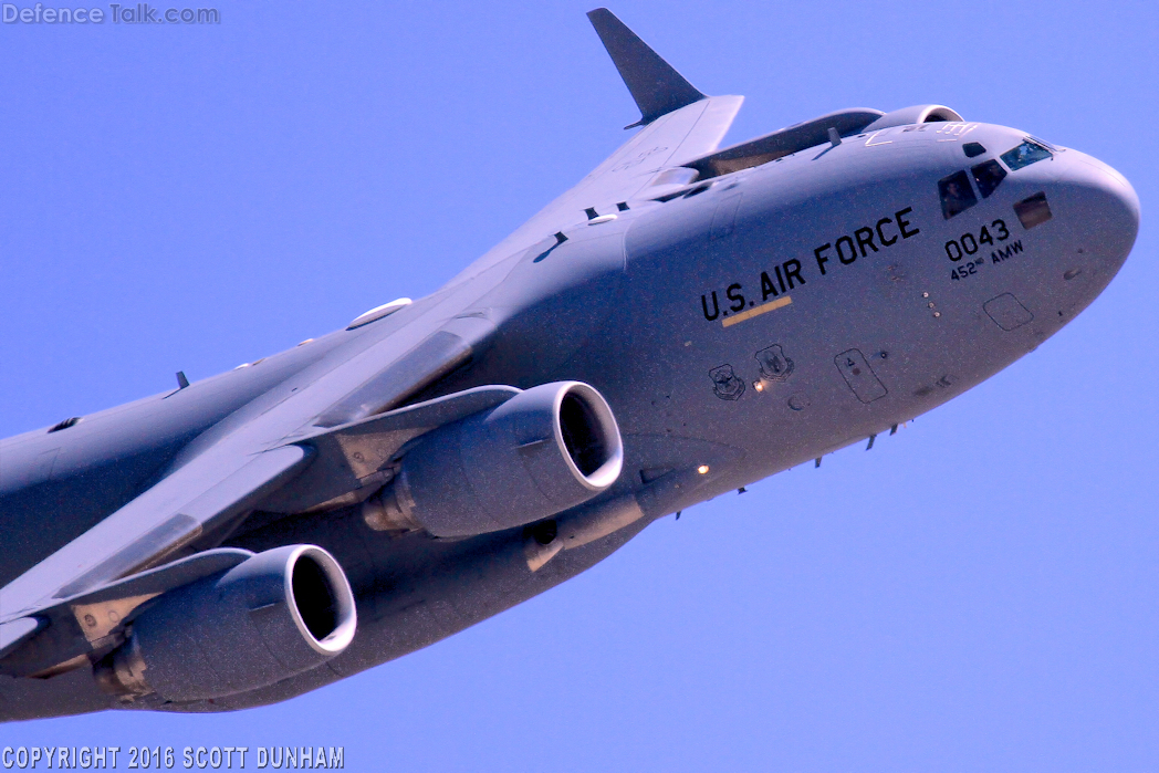 USAF C-17 Globemaster III Heavy Transport Aircraft