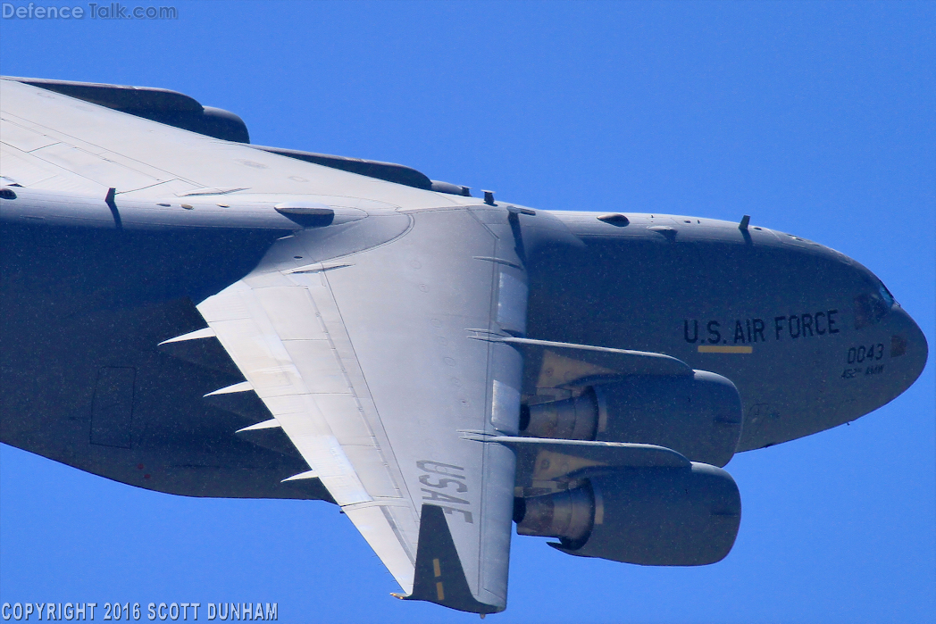 USAF C-17 Globemaster III Heavy Transport Aircraft