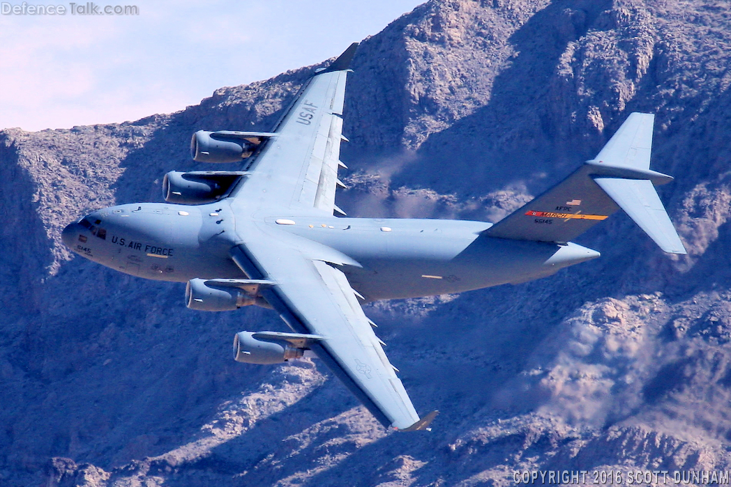 USAF C-17 Globemaster III Heavy Transport Aircraft