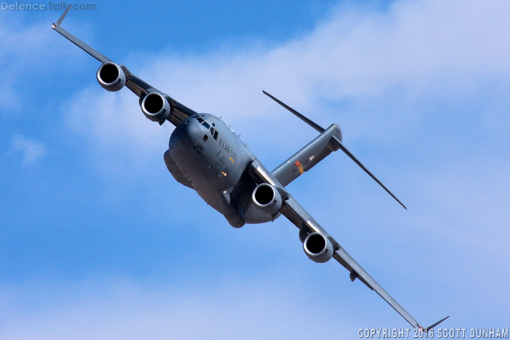 USAF C-17 Globemaster III Heavy Transport Aircraft