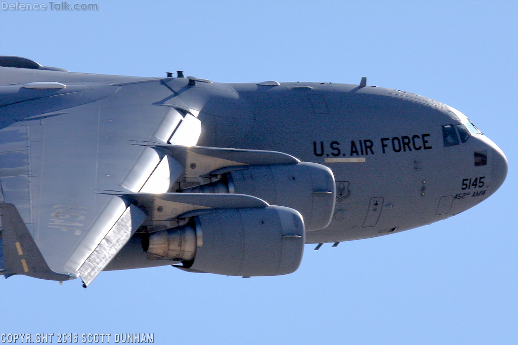 USAF C-17 Globemaster III Heavy Transport Aircraft