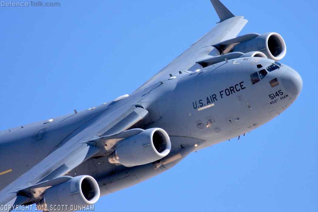 USAF C-17 Globemaster III Heavy Transport Aircraft