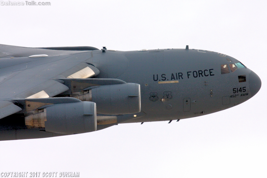 USAF C-17 Globemaster III Heavy Transport Aircraft