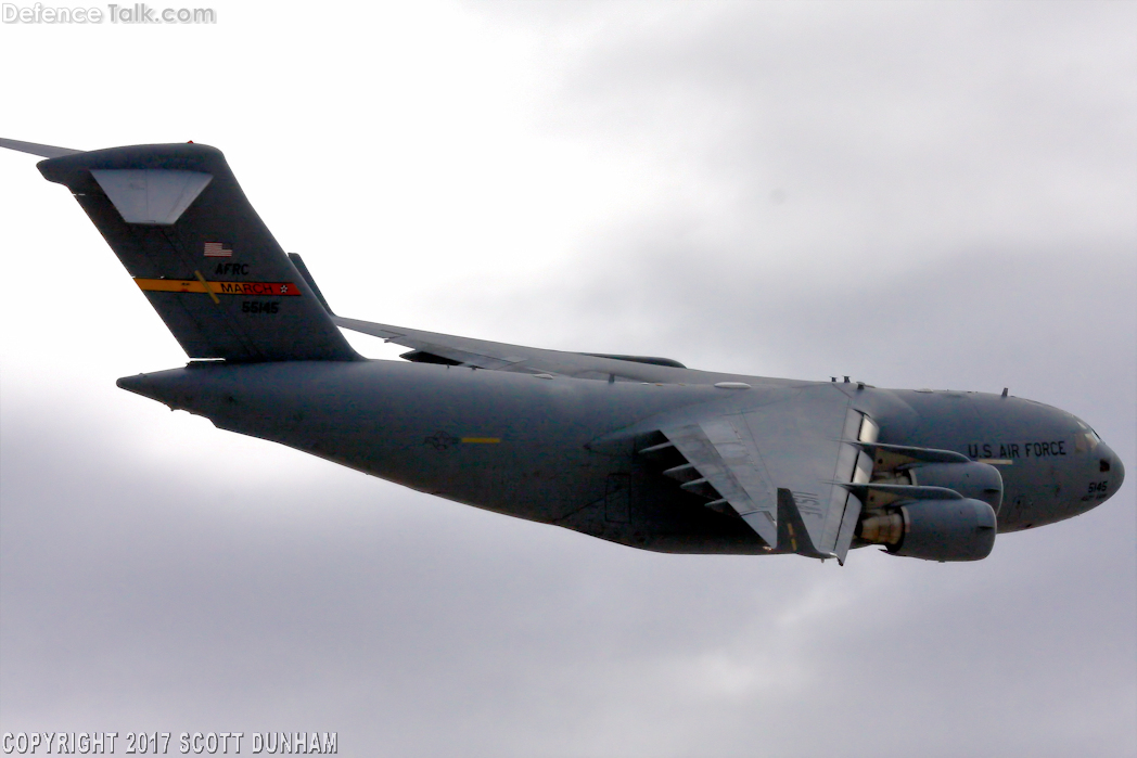 USAF C-17 Globemaster III Heavy Transport Aircraft