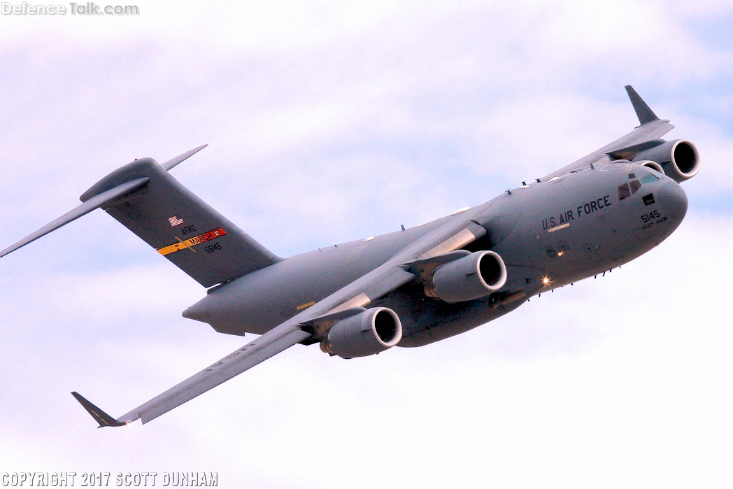 USAF C-17 Globemaster III Heavy Transport Aircraft