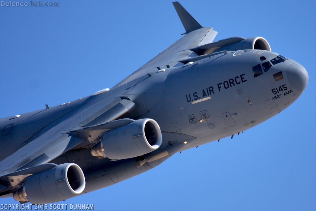 USAF C-17 Globemaster III Heavy Transport Aircraft