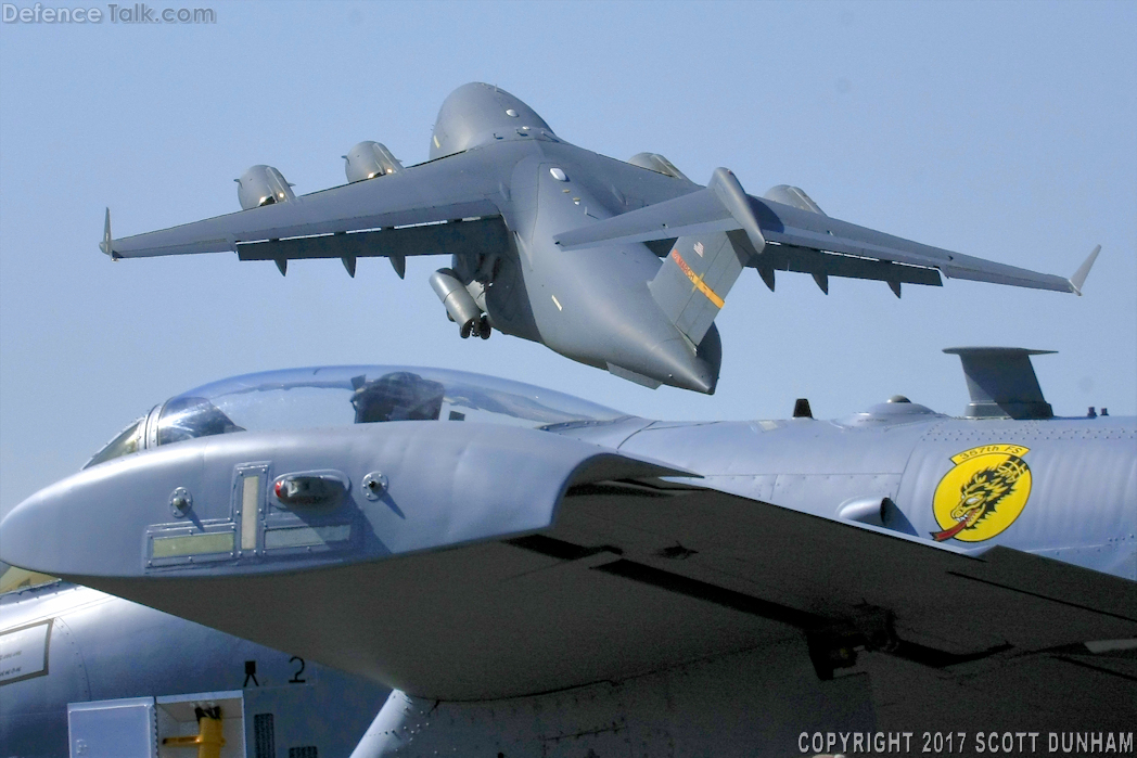 USAF C-17 Globemaster III Heavy Transport Aircraft