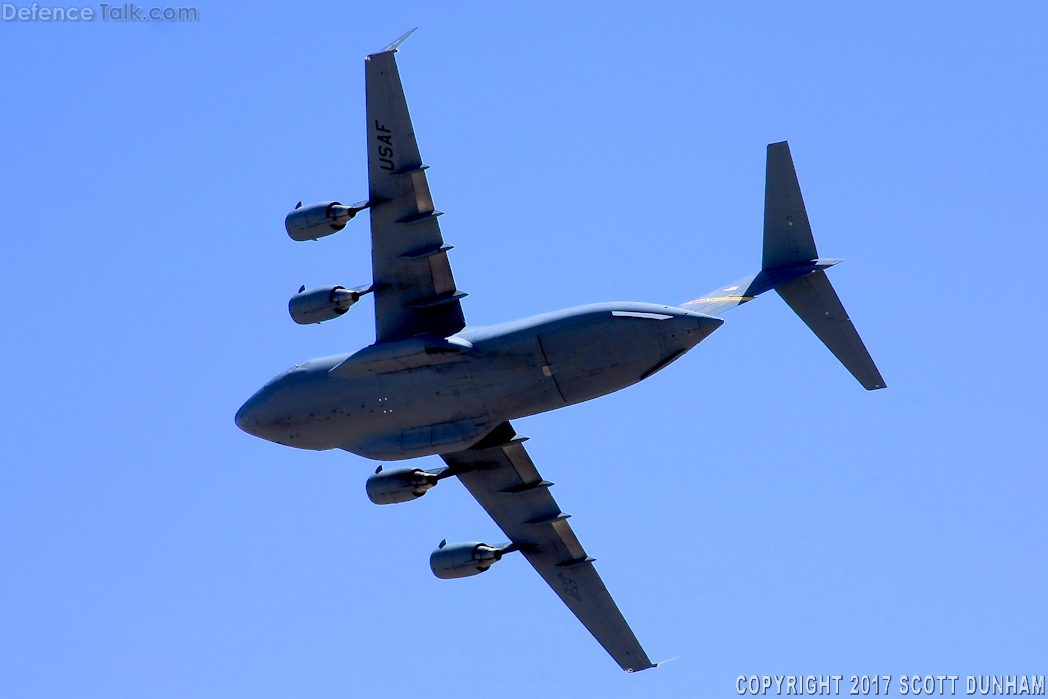 USAF C-17 Globemaster III Heavy Transport Aircraft