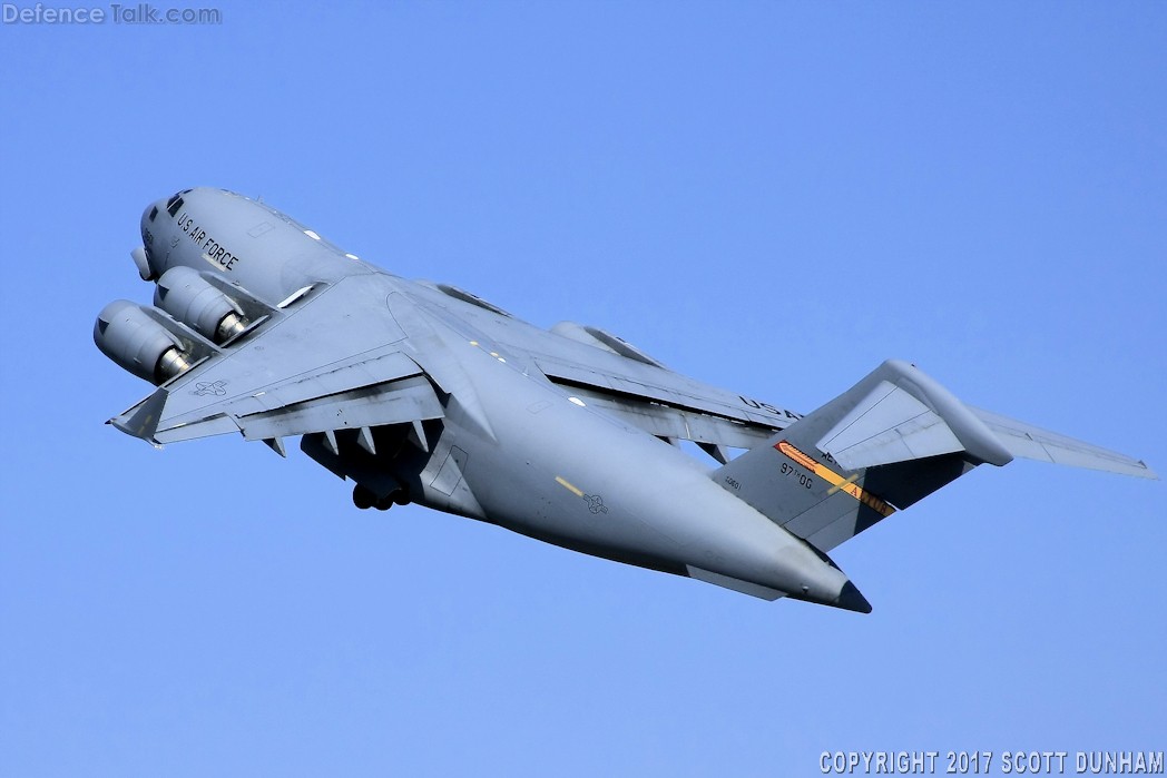 USAF C-17 Globemaster III Heavy Transport Aircraft