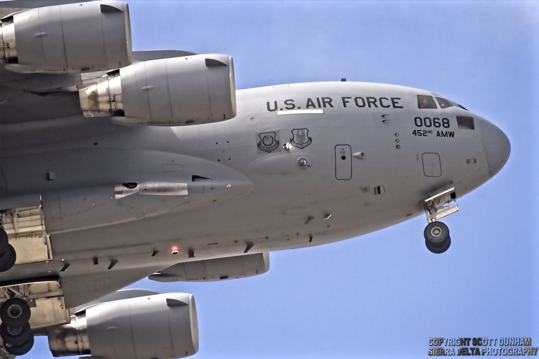 USAF C-17 Globemaster III Heavy Transport Aircraft