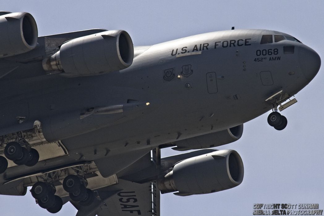 USAF C-17 Globemaster III Heavy Transport Aircraft