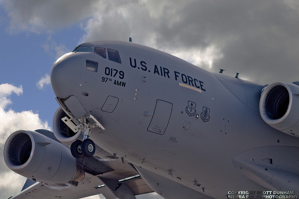 USAF C-17 Globemaster III Heavy Transport Aircraft