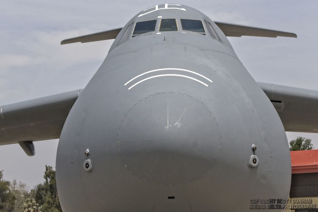 USAF C-5B Galaxy Heavy Transport Aircraft