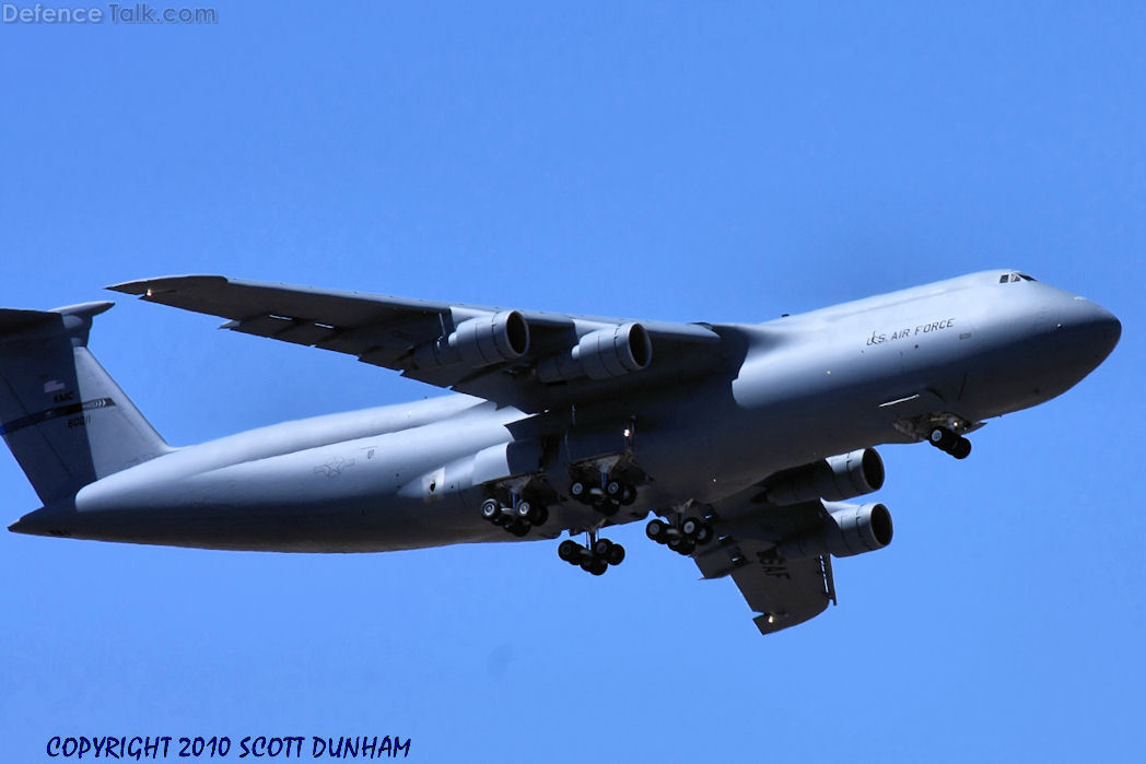 USAF C-5M Super Galaxy Heavy Transport Aircraft