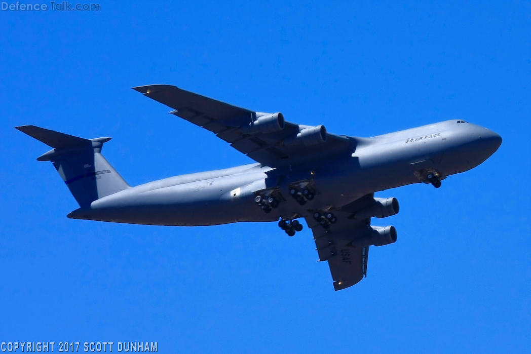 USAF C-5M Super Galaxy Heavy Transport Aircraft