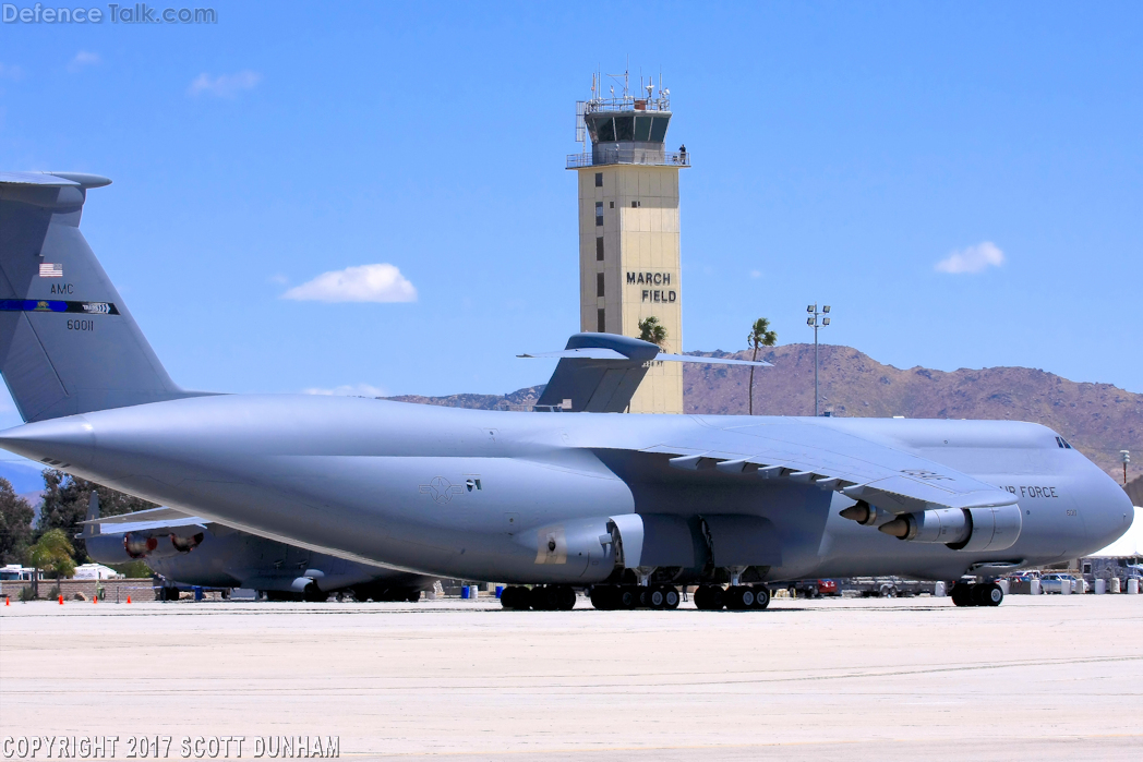 USAF C-5M Super Galaxy Heavy Transport Aircraft