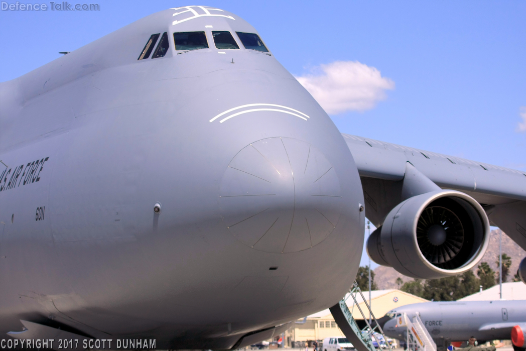 USAF C-5M Super Galaxy Heavy Transport Aircraft