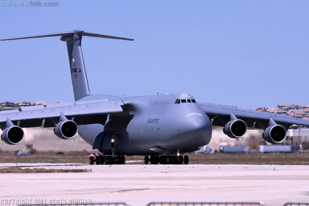 USAF C-5M Super Galaxy Heavy Transport Aircraft