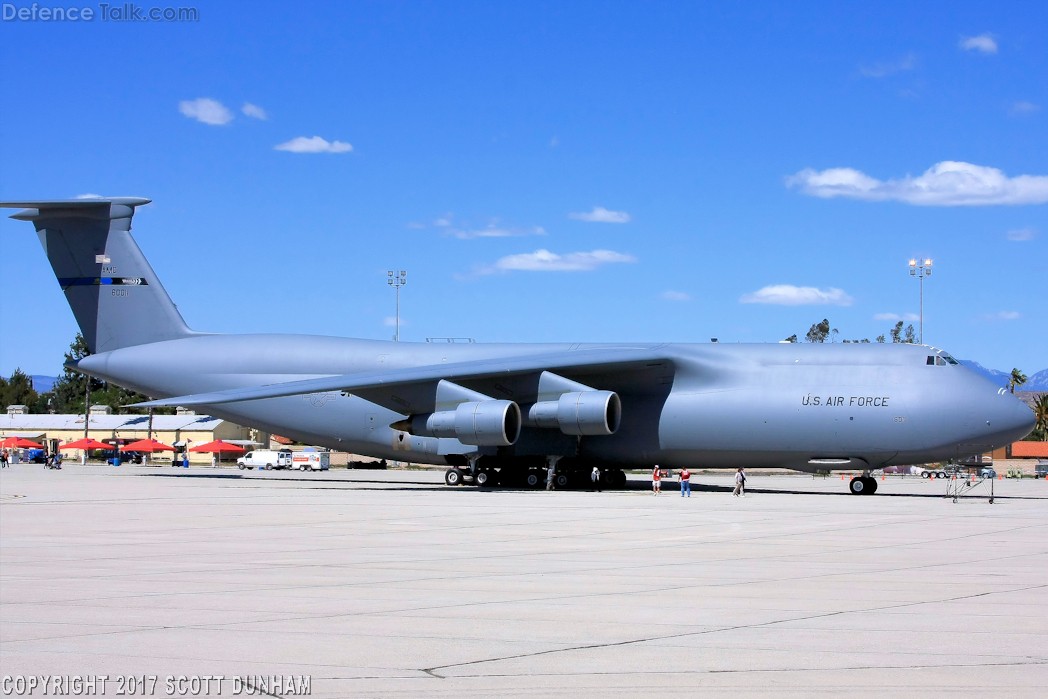 USAF C-5M Super Galaxy Heavy Transport Aircraft