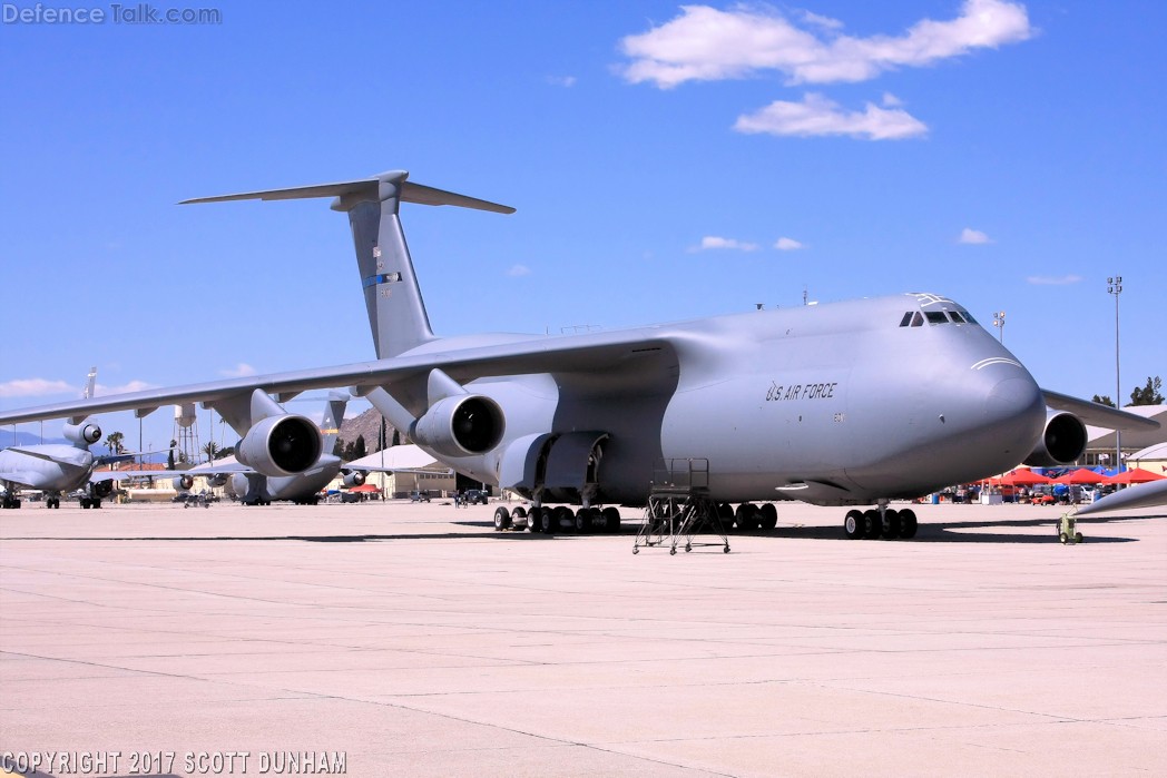 USAF C-5M Super Galaxy Heavy Transport Aircraft