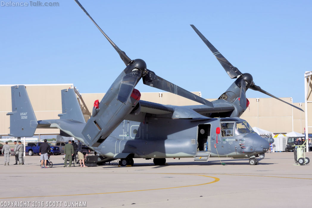 USAF CV-22 Osprey Tilt Rotor Aircraft