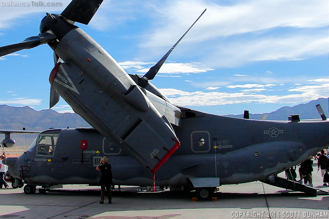 USAF CV-22 Osprey Tilt-Rotor Aircraft