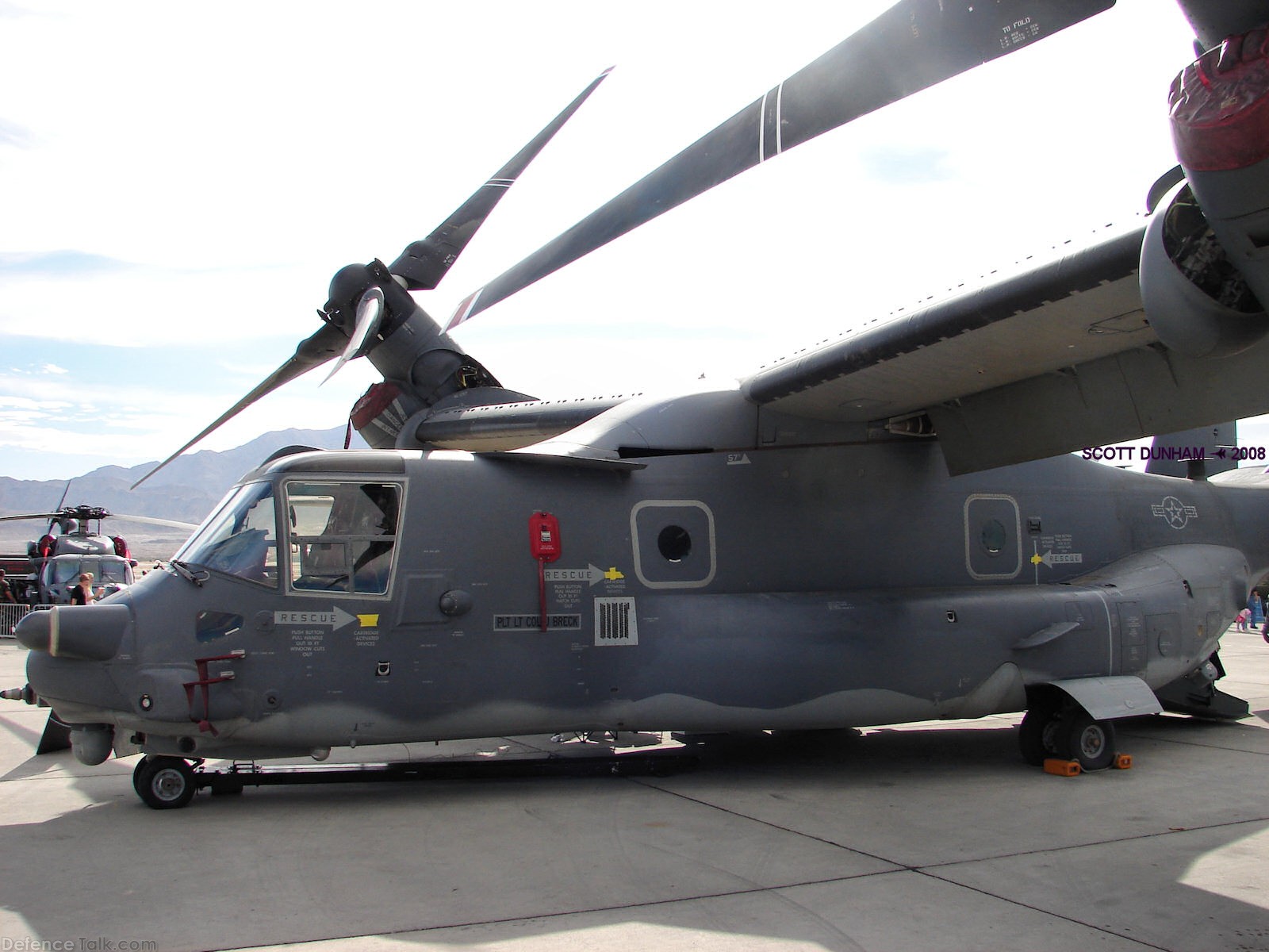 USAF CV-22 Osprey Tilt-Rotor Transport
