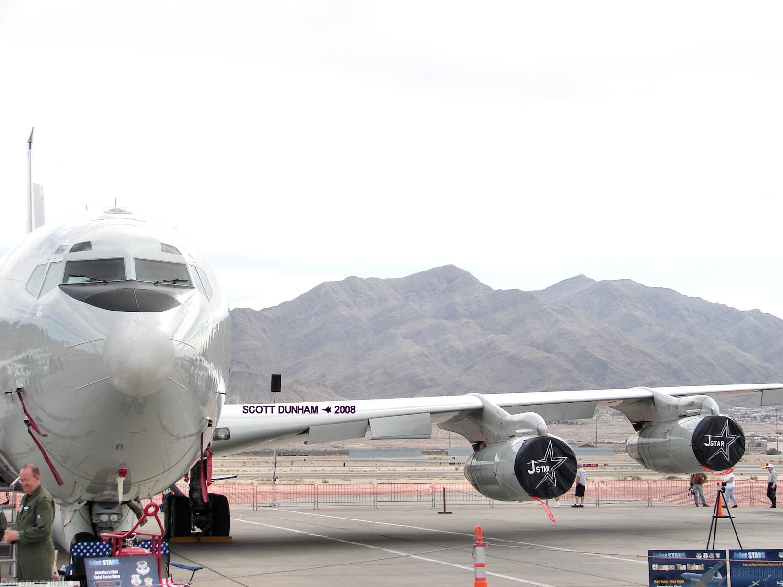USAF E-8C Joint STARS Command & Control Aircraft