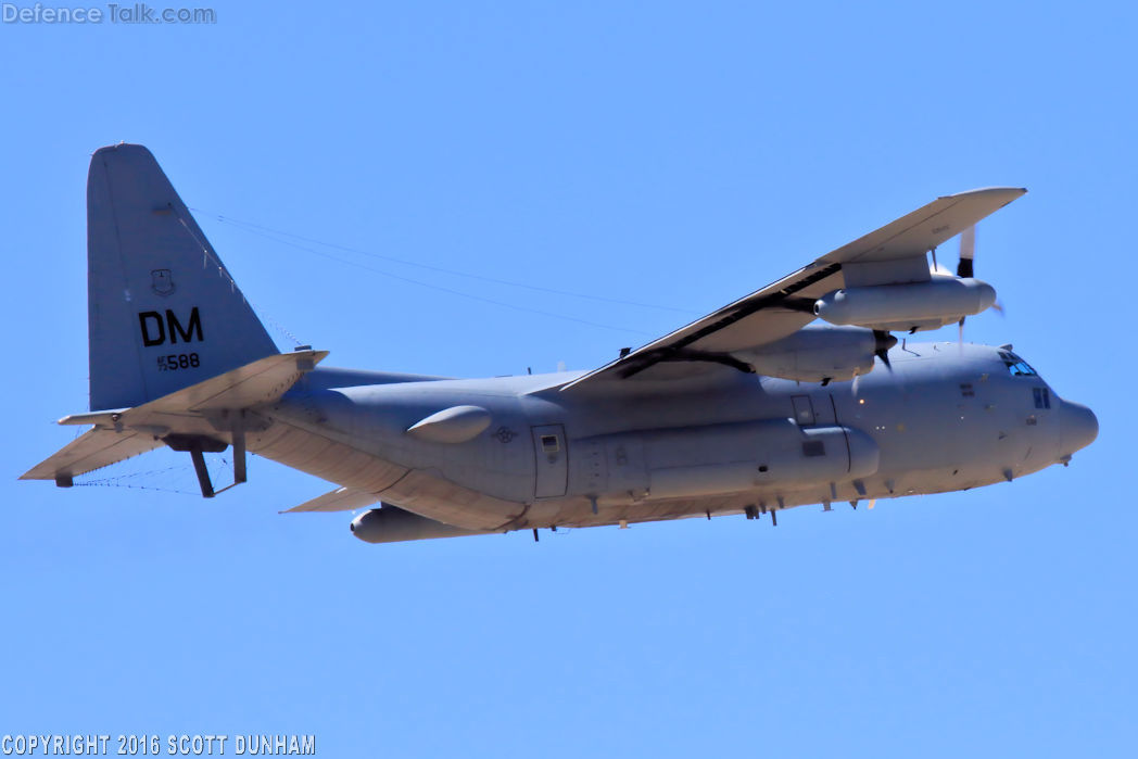 USAF EC-130H Compass Call Electronic Warfare Aircraft