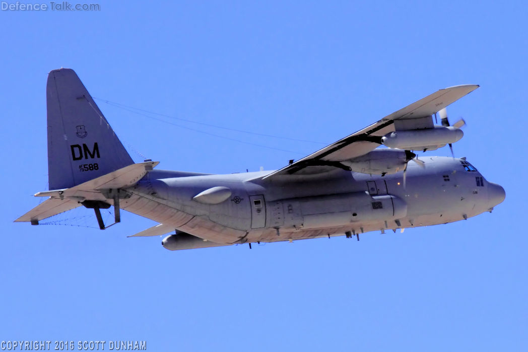 USAF EC-130H Compass Call Electronic Warfare Aircraft