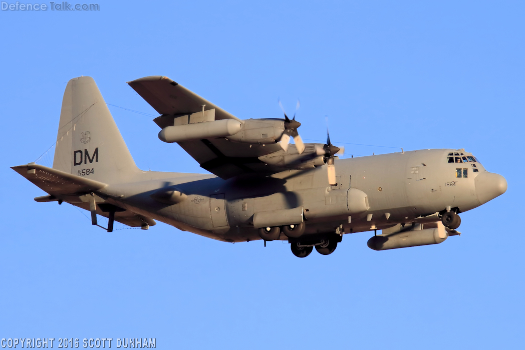 USAF EC-130H Compass Call Electronic Warfare Aircraft