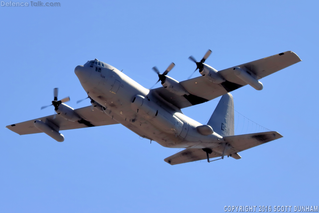 USAF EC-130H Compass Call Electronic Warfare Aircraft