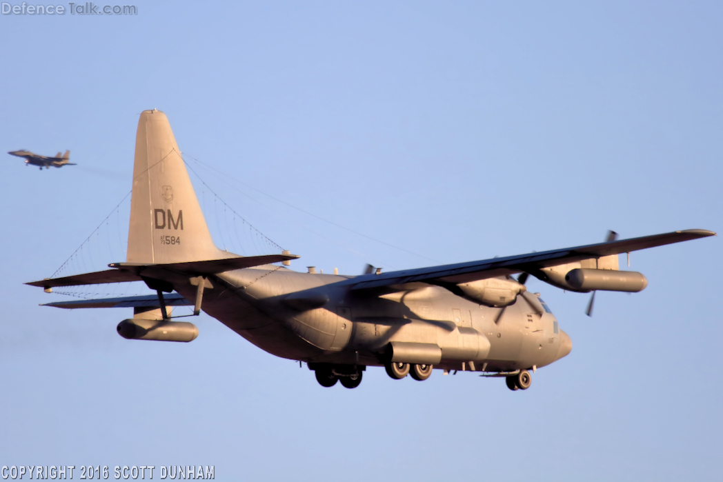 USAF EC-130H Compass Call Electronic Warfare Aircraft