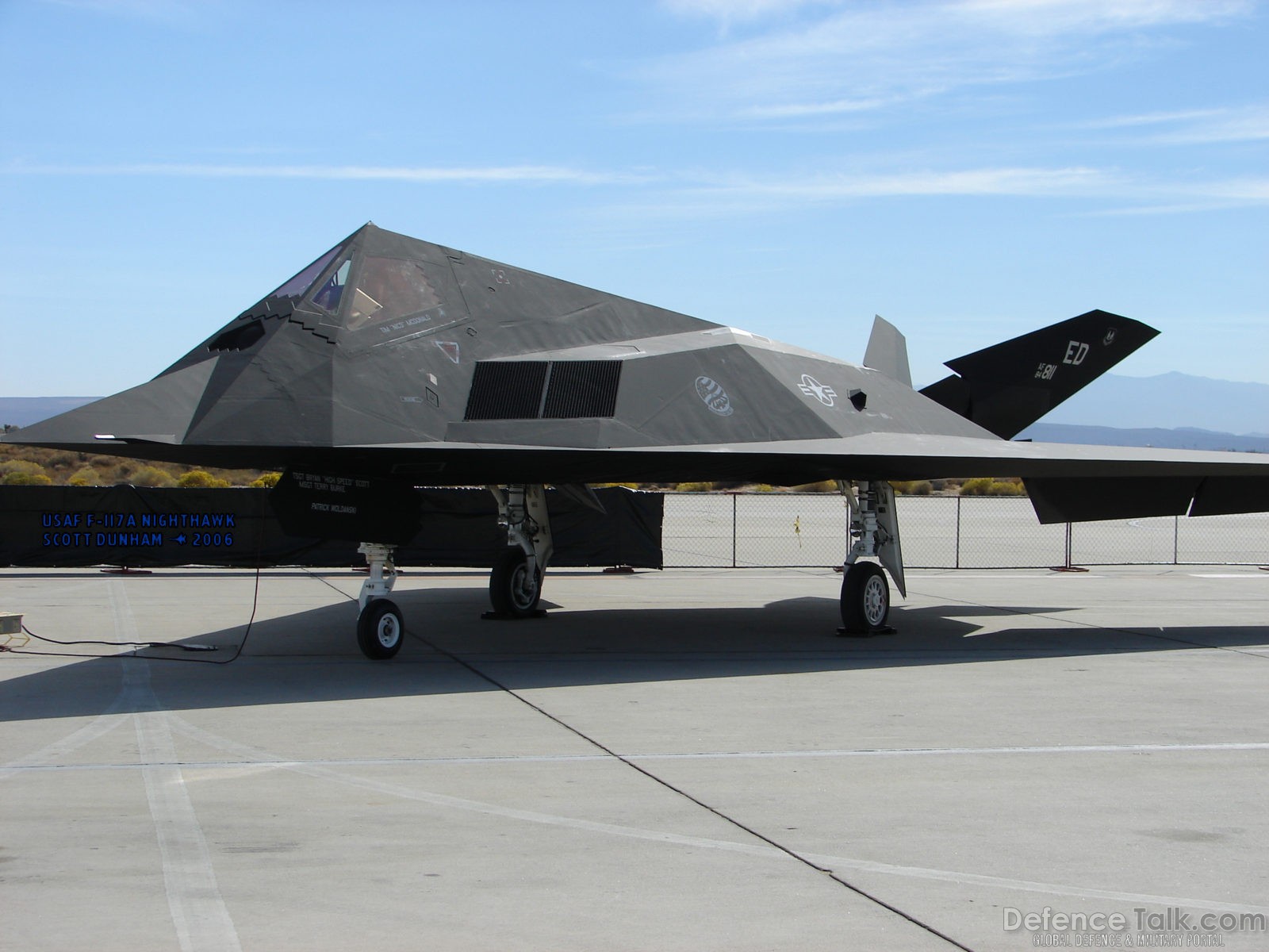 USAF F-117A Nighthawk Attack Aircraft