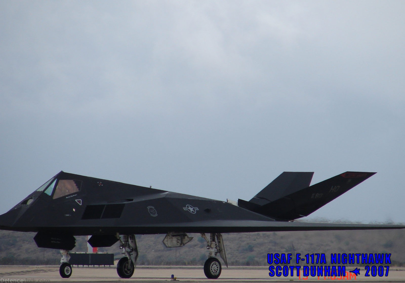 USAF F-117A Nighthawk Stealth Attack Aircraft