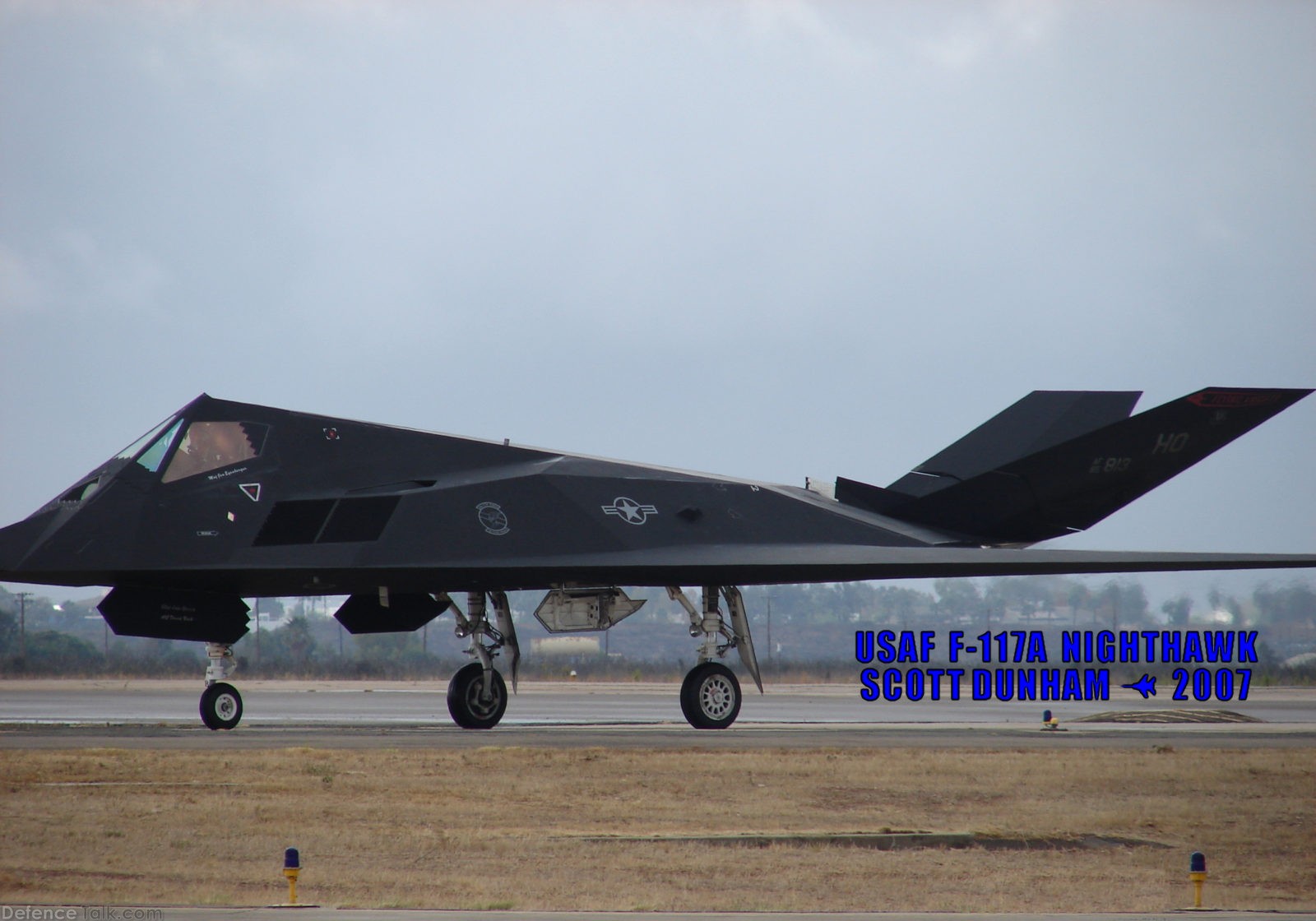 USAF F-117A Nighthawk Stealth Attack Aircraft