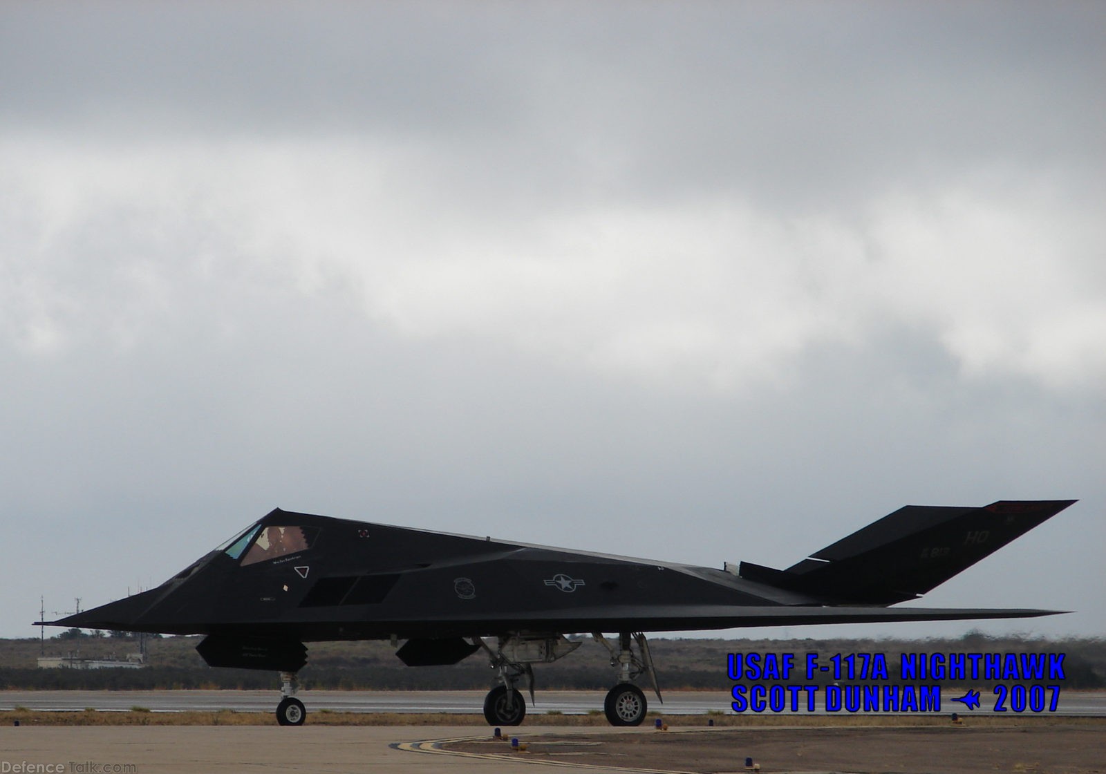 USAF F-117A Nighthawk Stealth Attack Aircraft