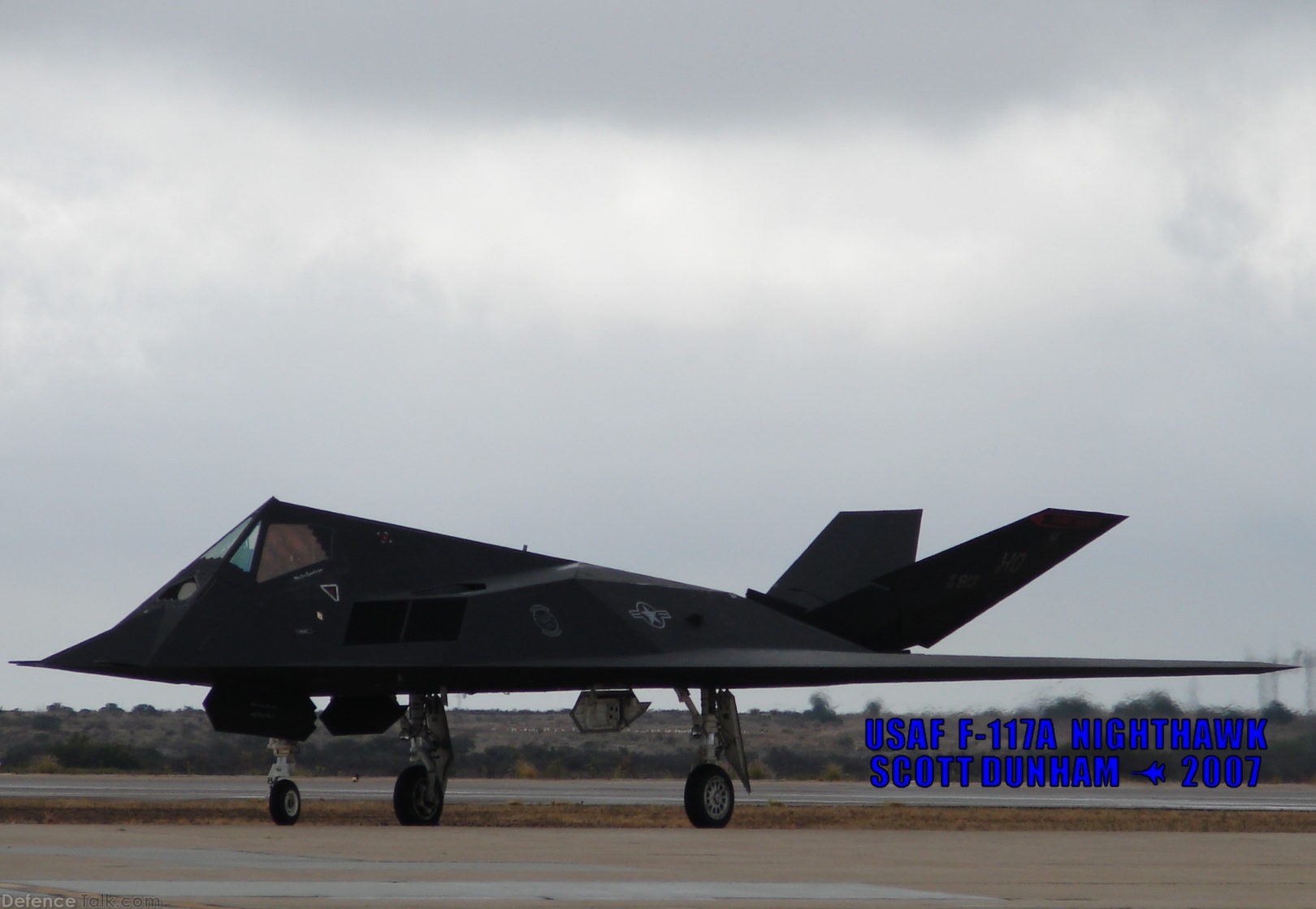 USAF F-117A Nighthawk Stealth Attack Aircraft