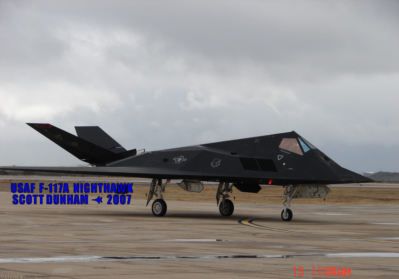 USAF F-117A Nighthawk Stealth Attack Aircraft