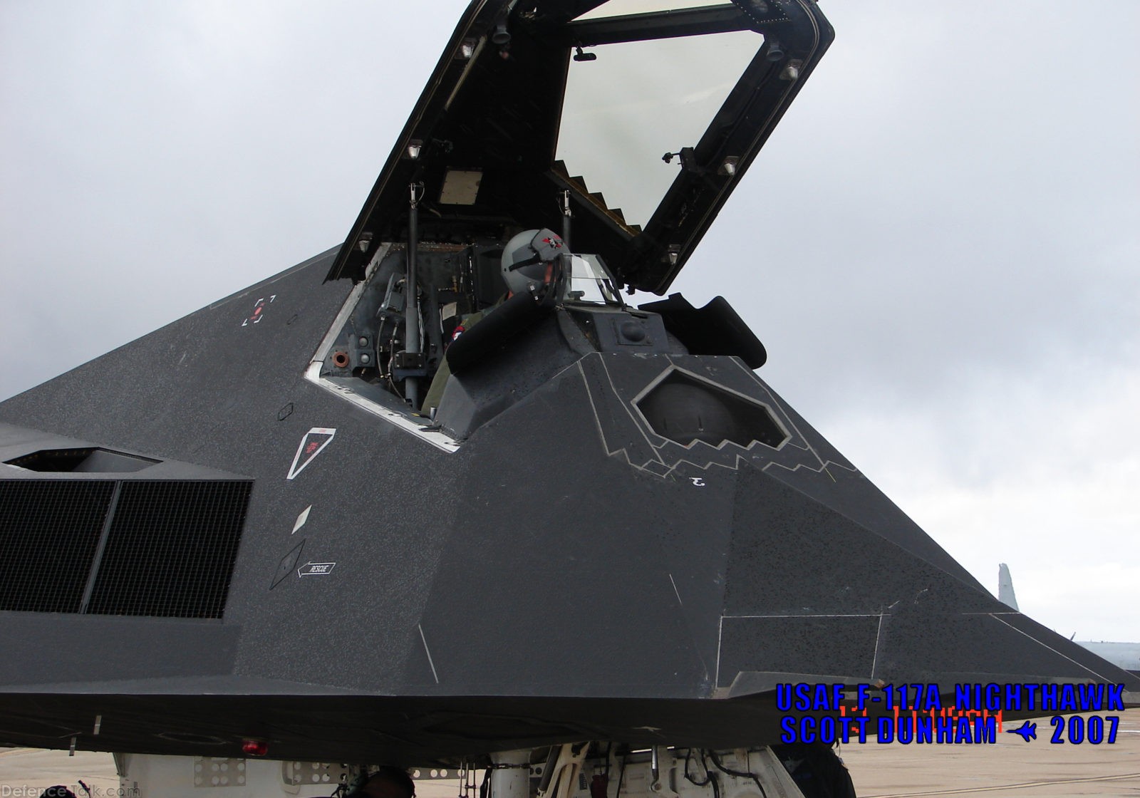 USAF F-117A Nighthawk Stealth Attack Aircraft