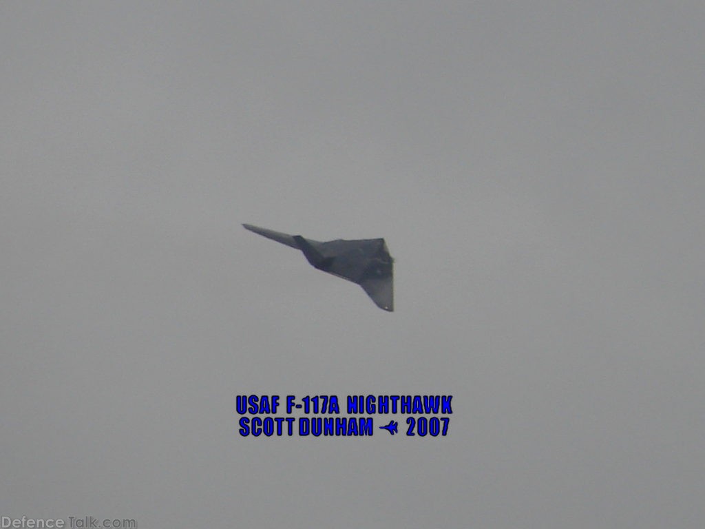 USAF F-117A Nighthawk Stealth Attack Aircraft