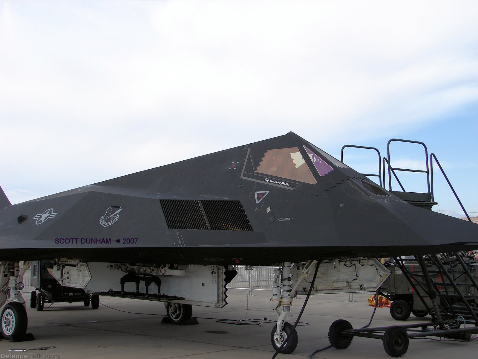 USAF F-117A Nighthawk Stealth Attack Aircraft